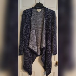 Anthropologie Ruby Moon Open Front Waterfall Cardigan M